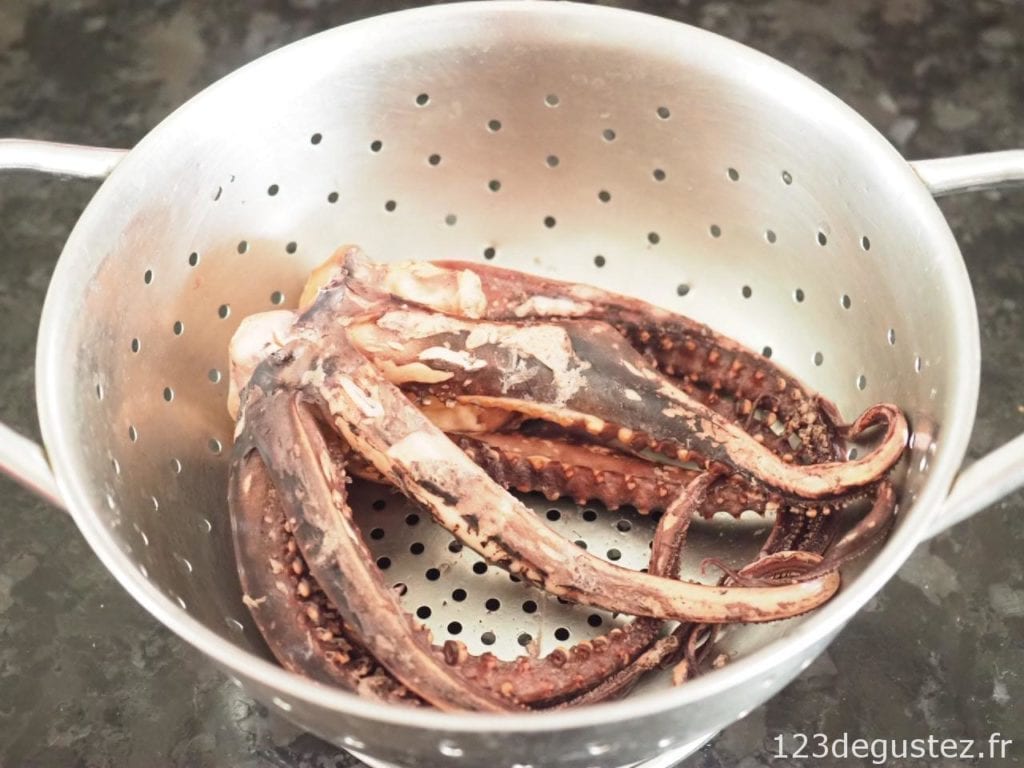 salade de poulpe à l'orange