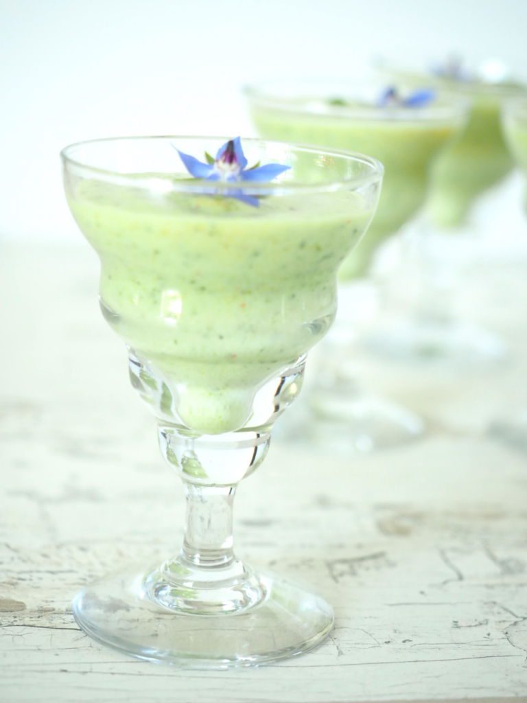 soupe de courgette froide