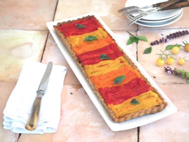 tarte aux poivrons