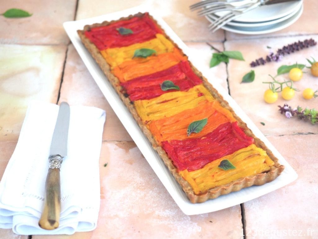 tarte aux poivrons