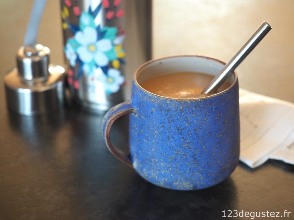 velouté de patate douce aux cèpes