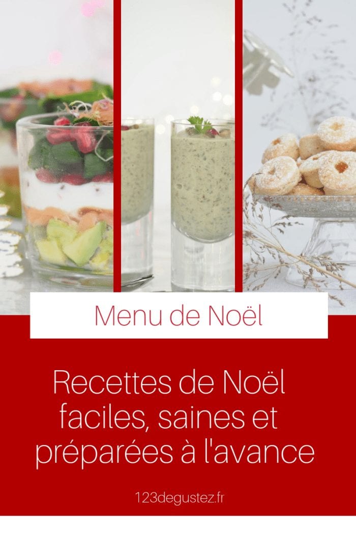menu de Noël