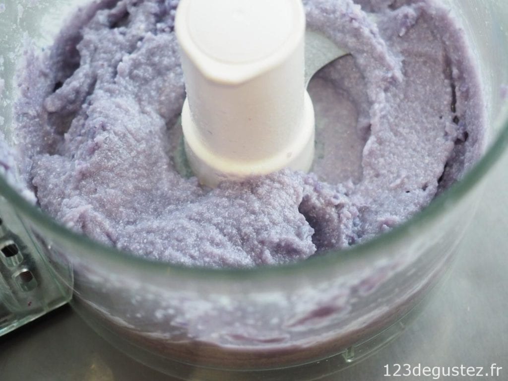 flan de chou-fleur violet