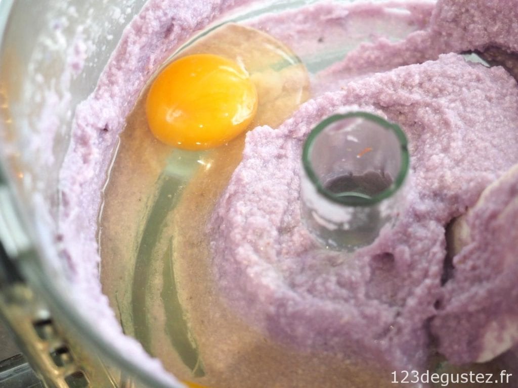 flan de chou-fleur violet