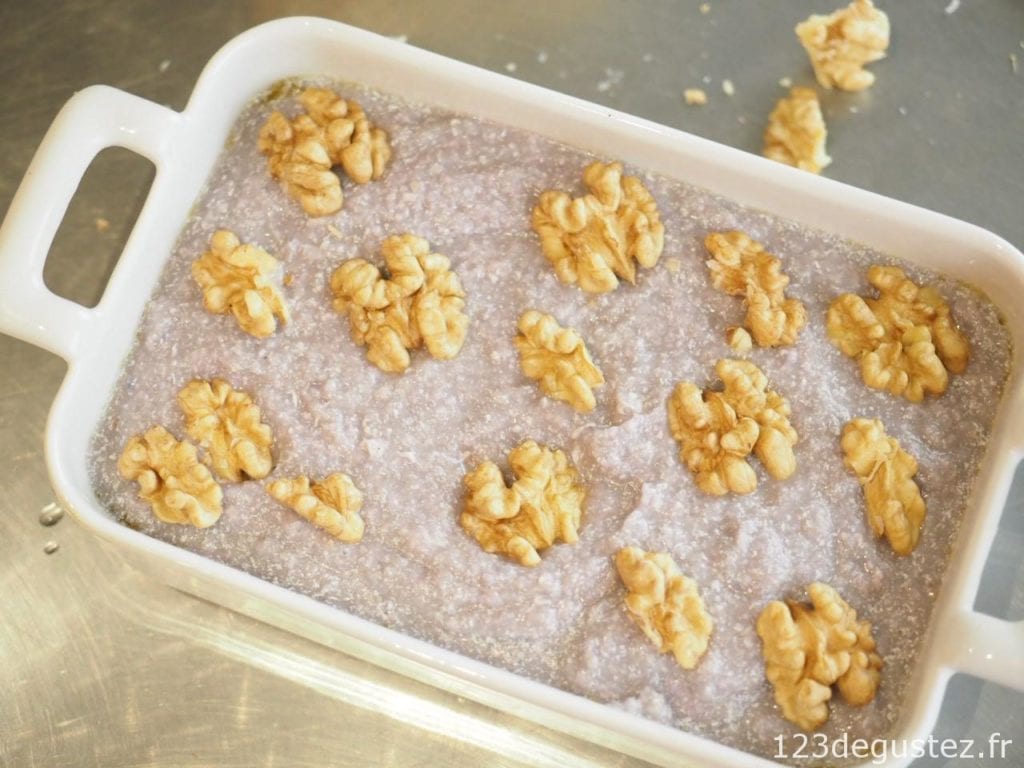 flan de chou-fleur violet