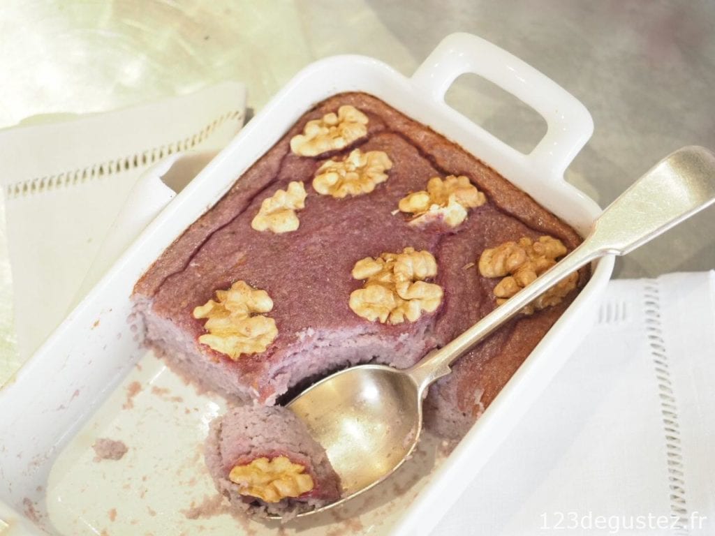 flan de chou-fleur violet