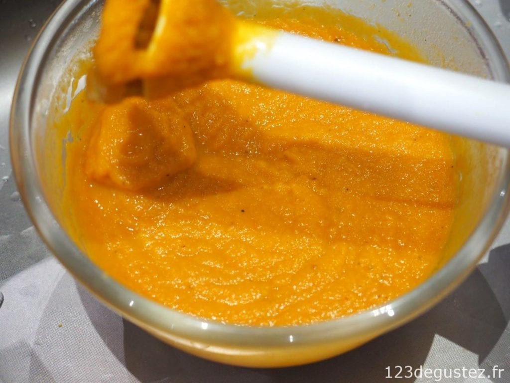 soupe de patate douce au gingembre