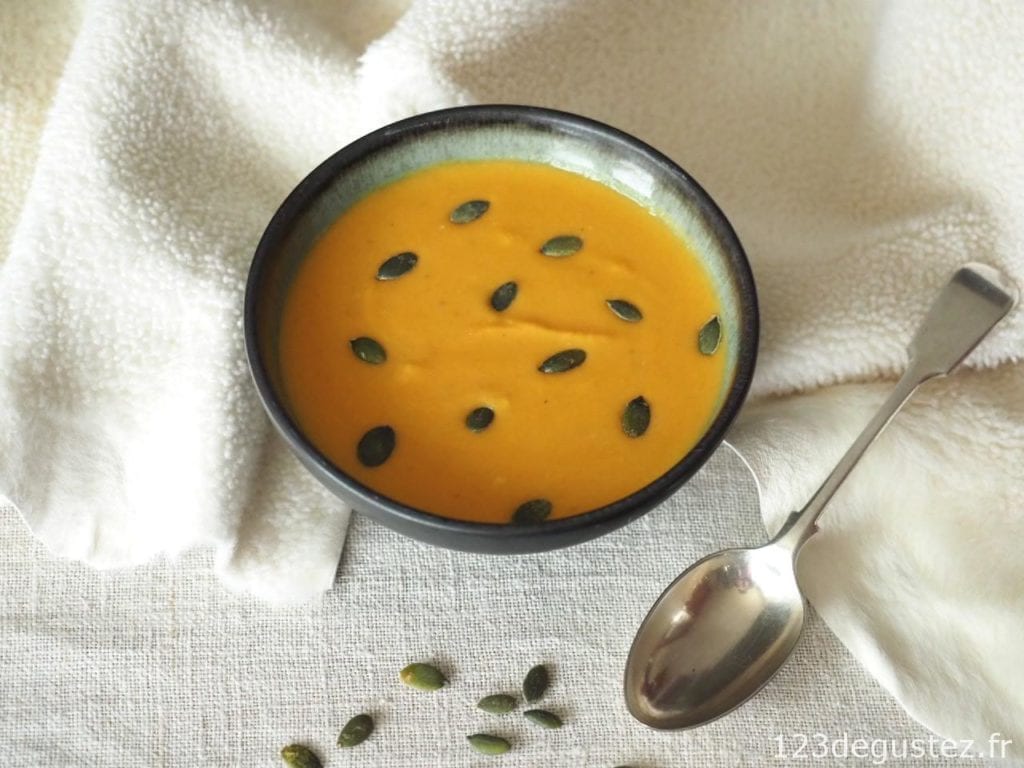 soupe de patate douce au gingembre