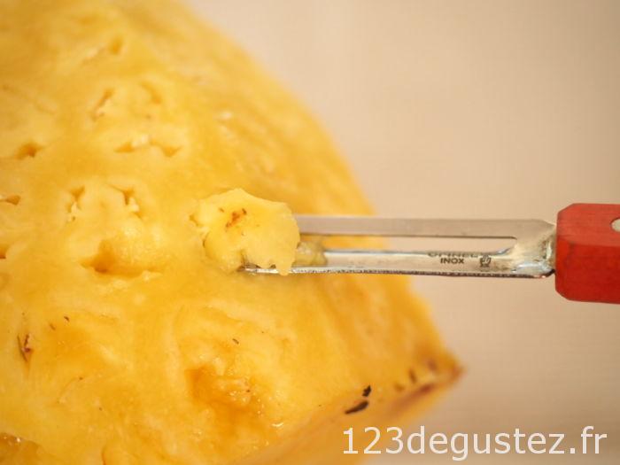 couper un ananas
