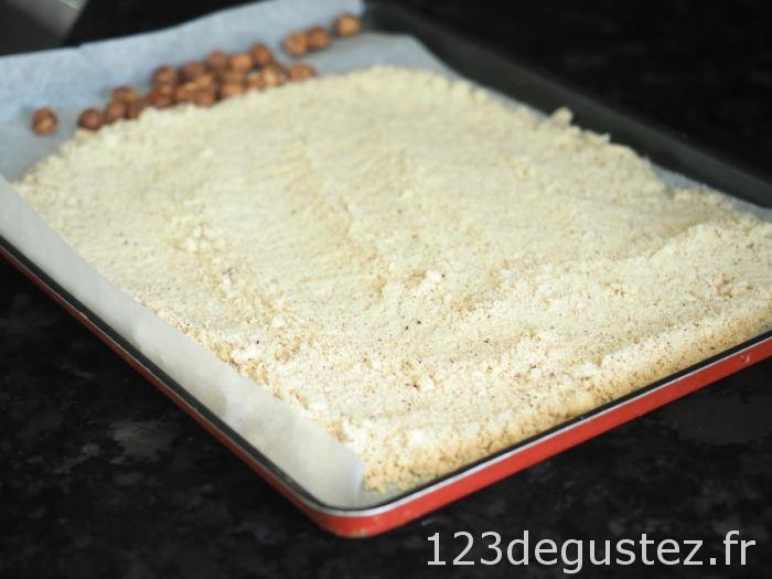 crumble de rhubarbe