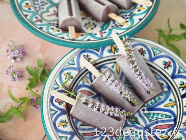 sorbet chocolat menthe