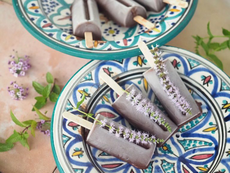 sorbet chocolat menthe