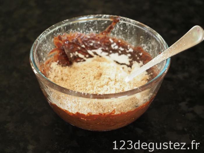 gâteau au chocolat à la courgette et huile d'olive