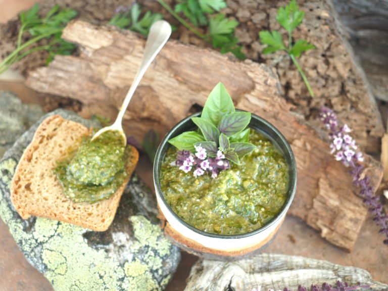 pesto basilic pour l'hiver