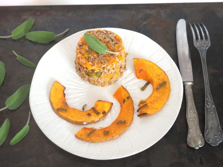 Butternut rôtie au boulgour de petit épeautre
