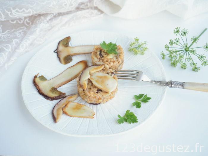 risotto de petit épeautre aux cèpes