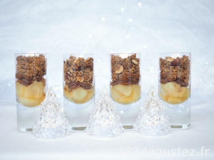 dessert de Noël en verrine