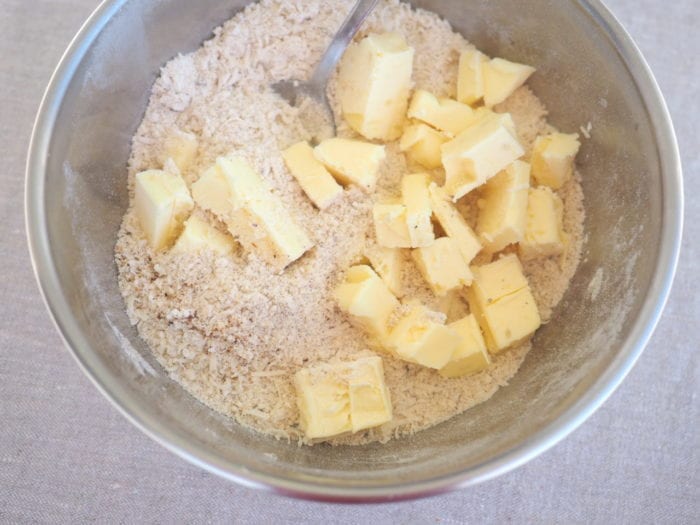 butternut en crumble salé