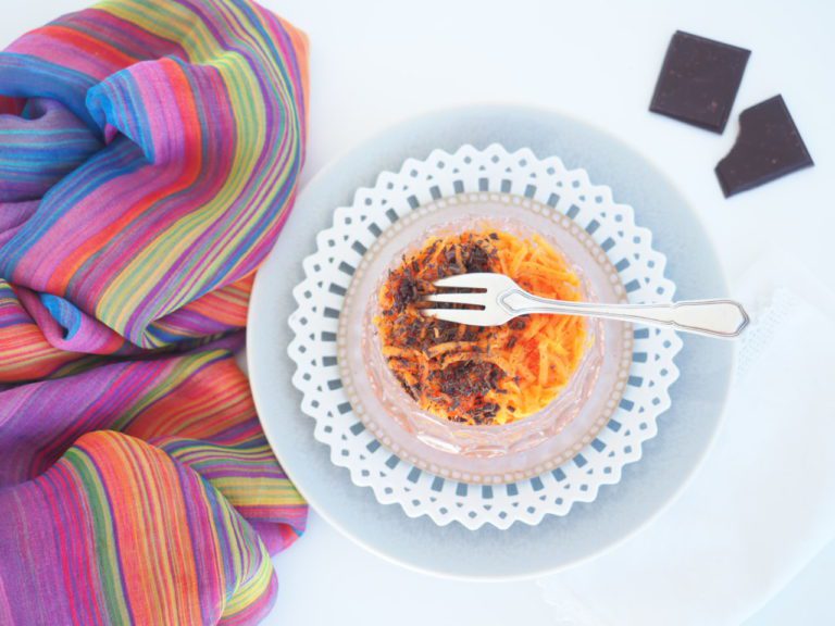 carottes râpées au chocolat