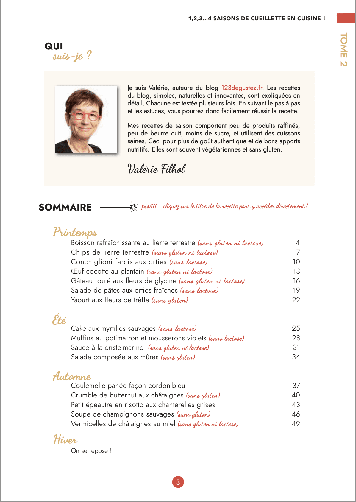 4 saisons de cueillette