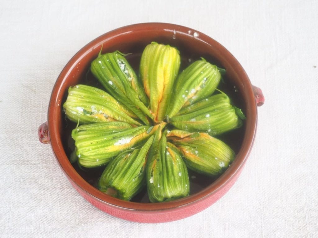 fleur de courgette farcie
