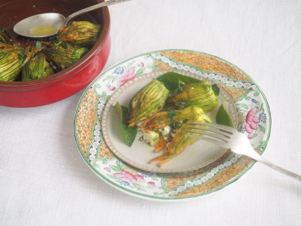 fleur de courgette farcie