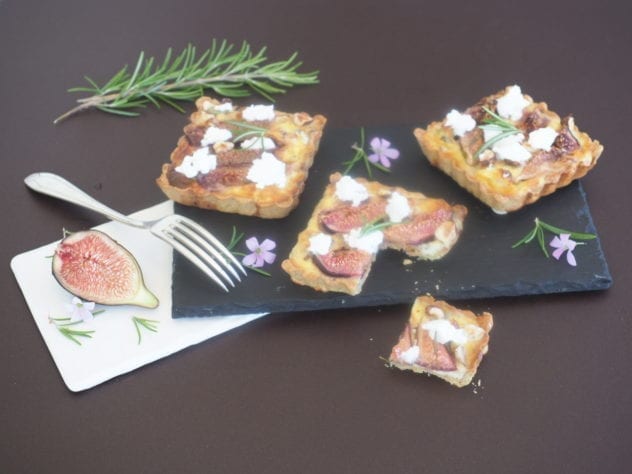 tarte aux figues et fromage de chèvre