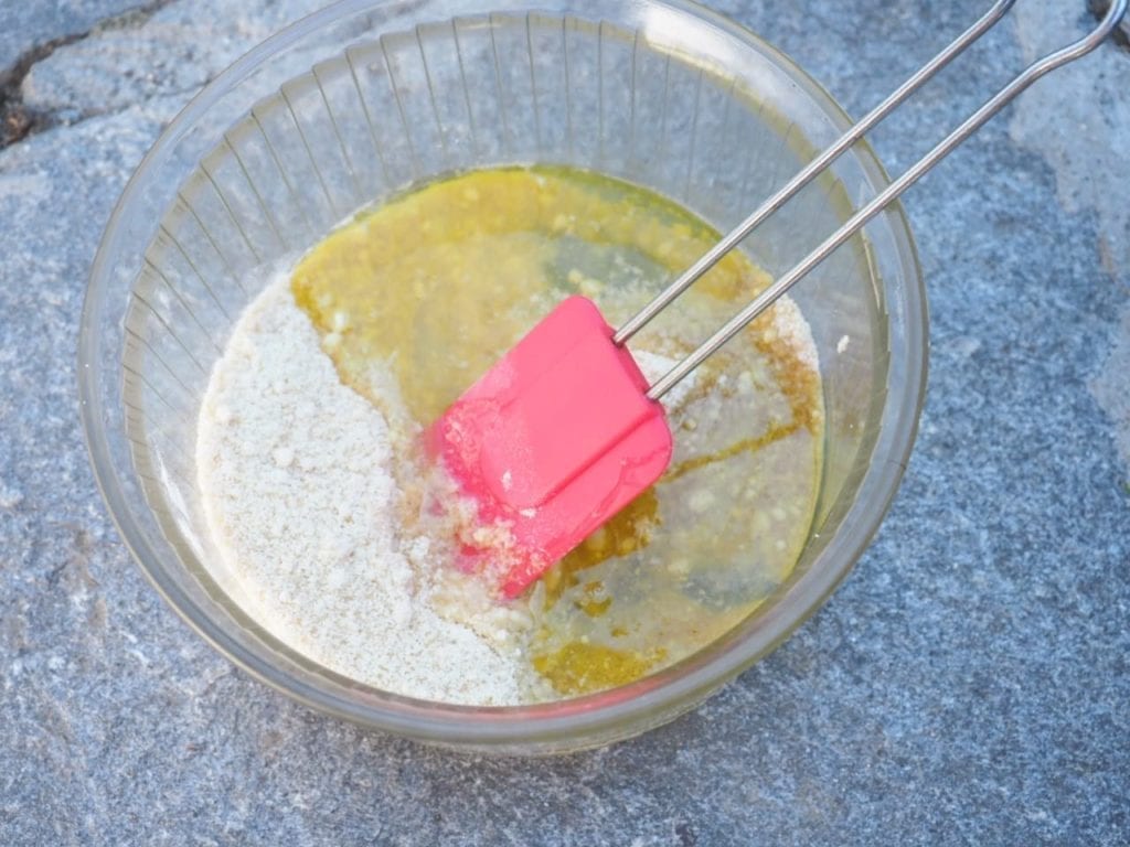 financier géant à l'huile d'olive