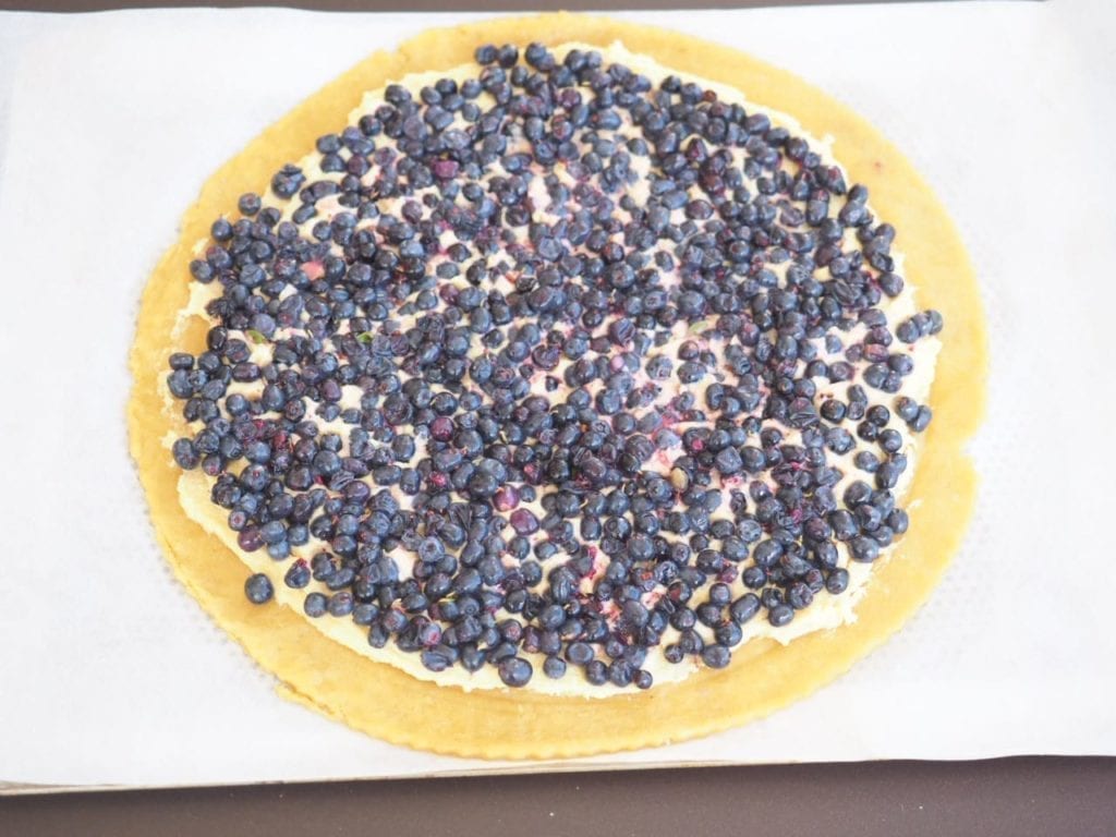 tarte myrtille amande
