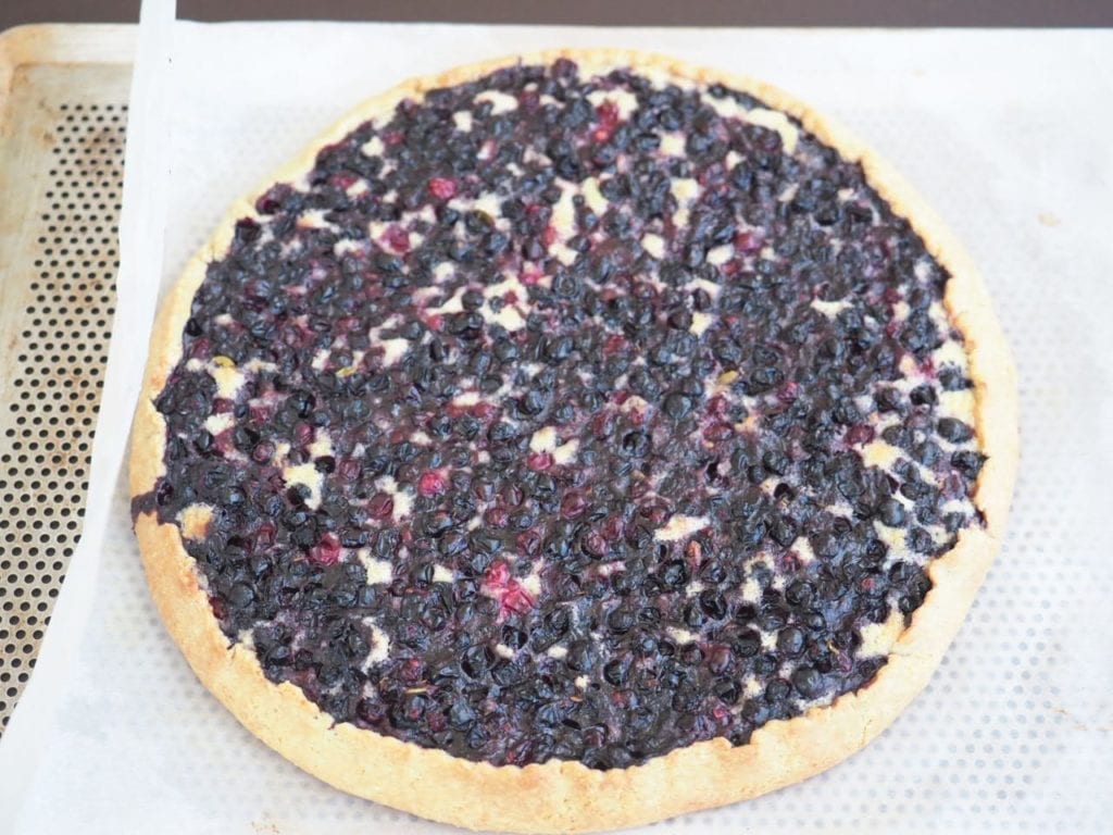 tarte myrtille amande