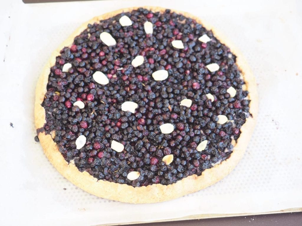 tarte myrtille amande