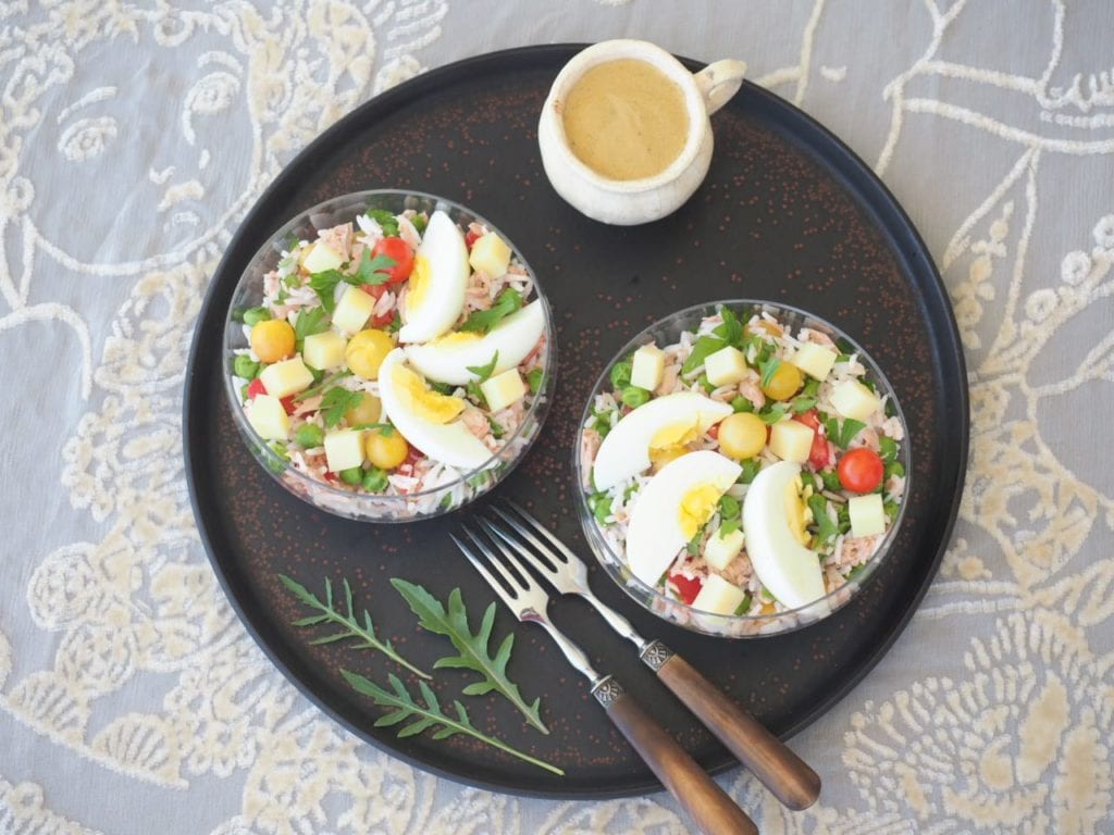 salade de riz d'été