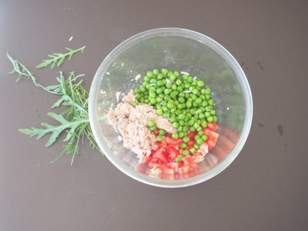 salade de riz d'été