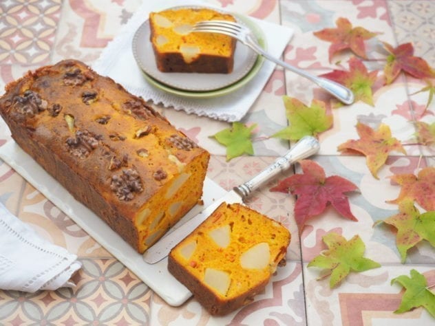 cake potimarron poire et bleu