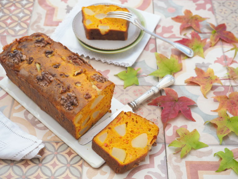 cake potimarron poire et bleu