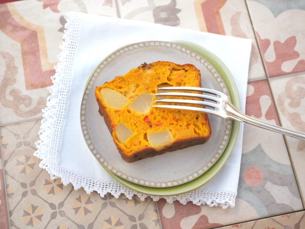 cake potimarron poire et bleu