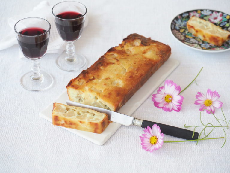 fiancier salé poires et bleu