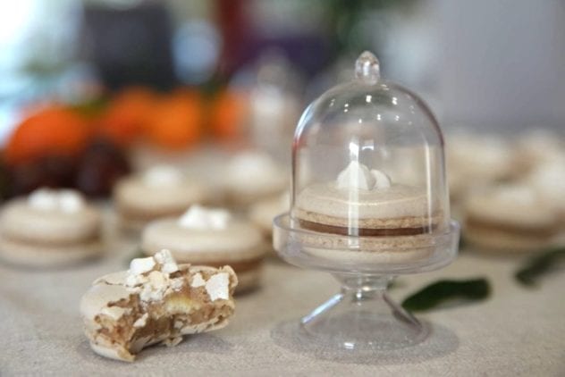 macaron Mont Blanc aux marrons