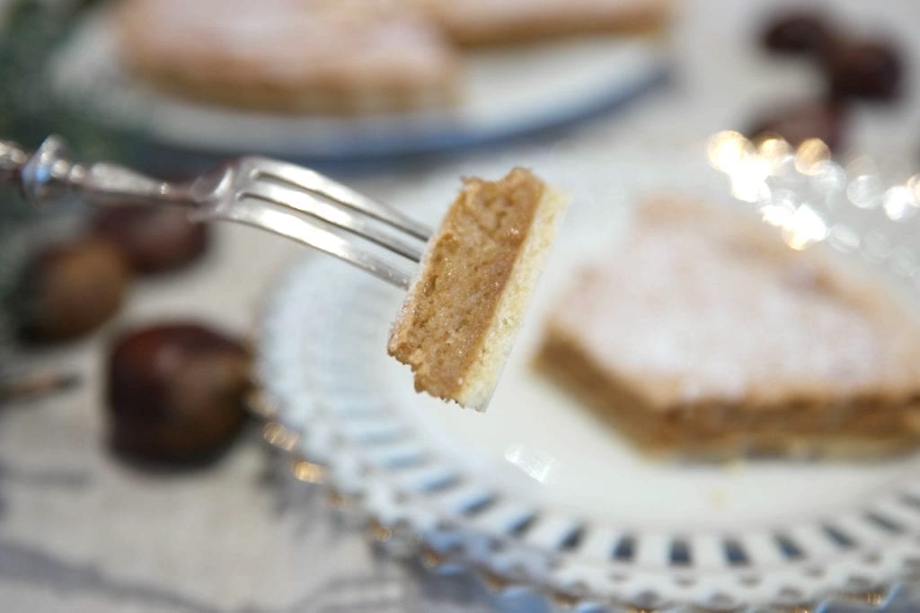 tarte soufflée aux chataignes