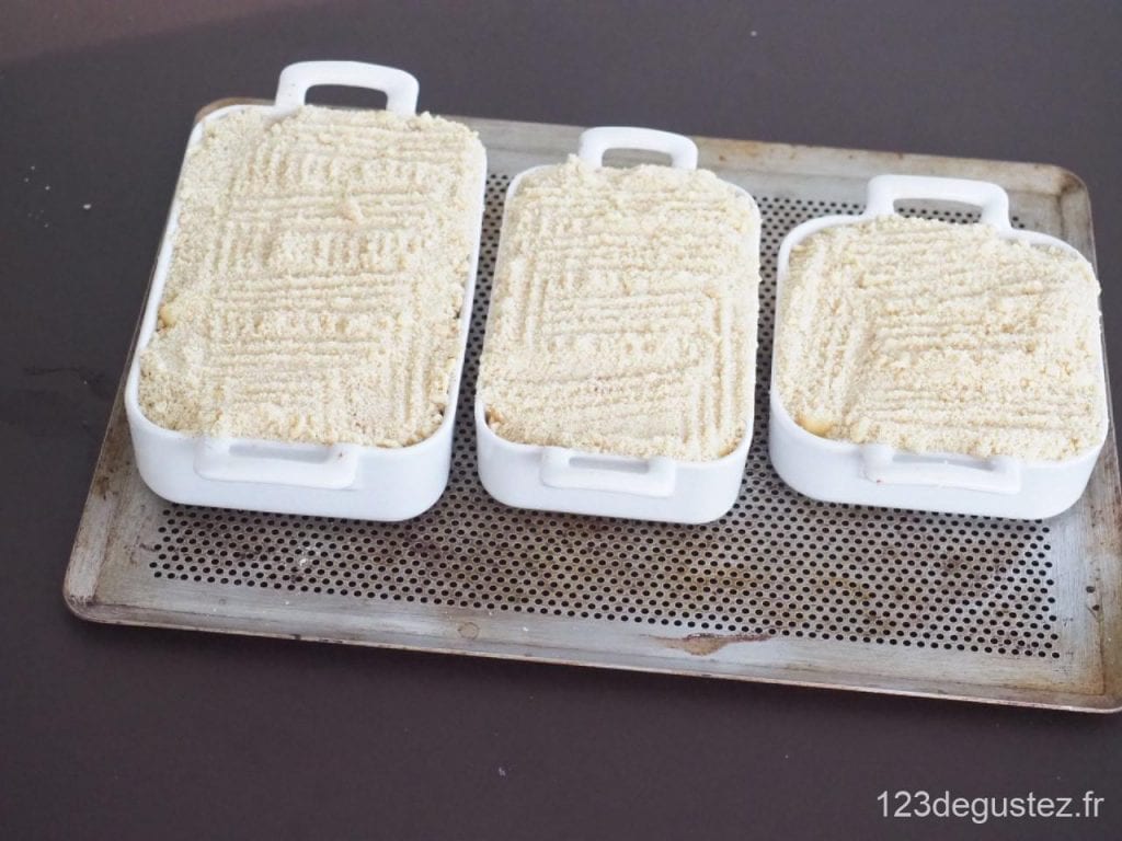 crumble pomme et épices