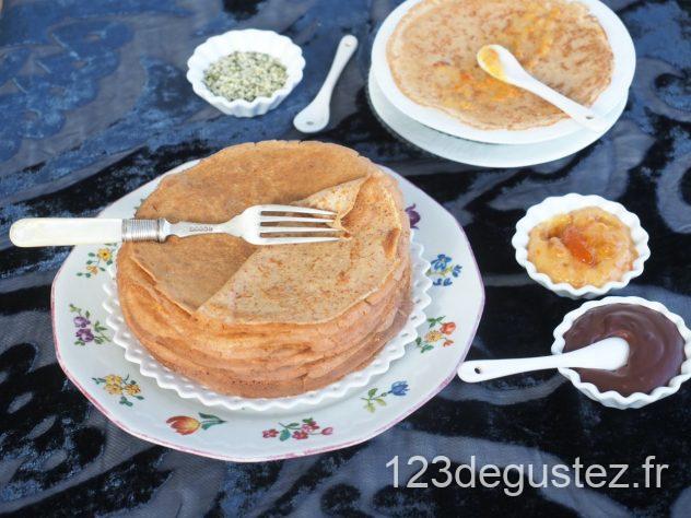 pâte à crêpe légère