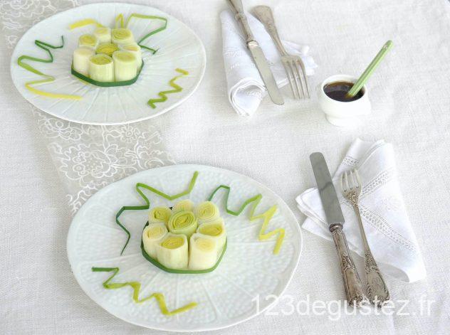 poireaux vapeur express