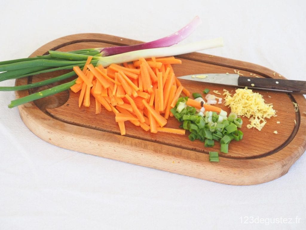 soupe au poulet et shiitake