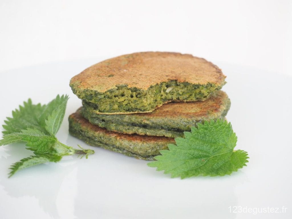 blinis orties et herbes