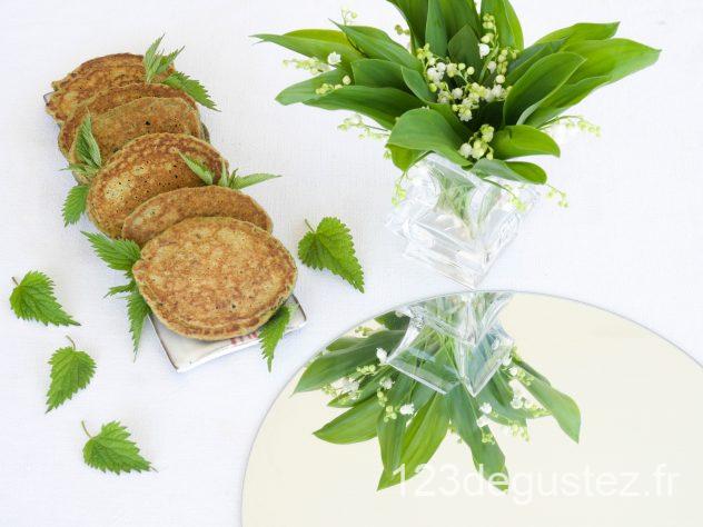 blinis orties et herbes