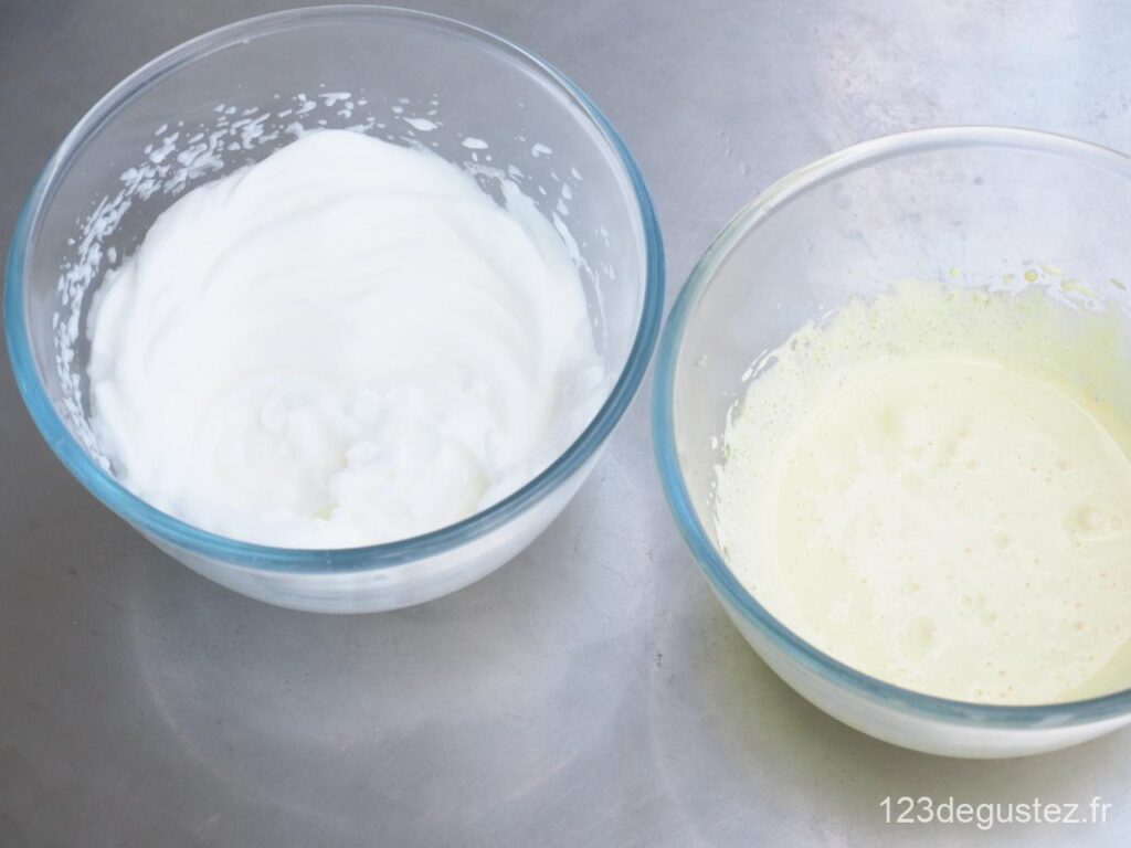 gâteau pêche amande et fromage de chèvre