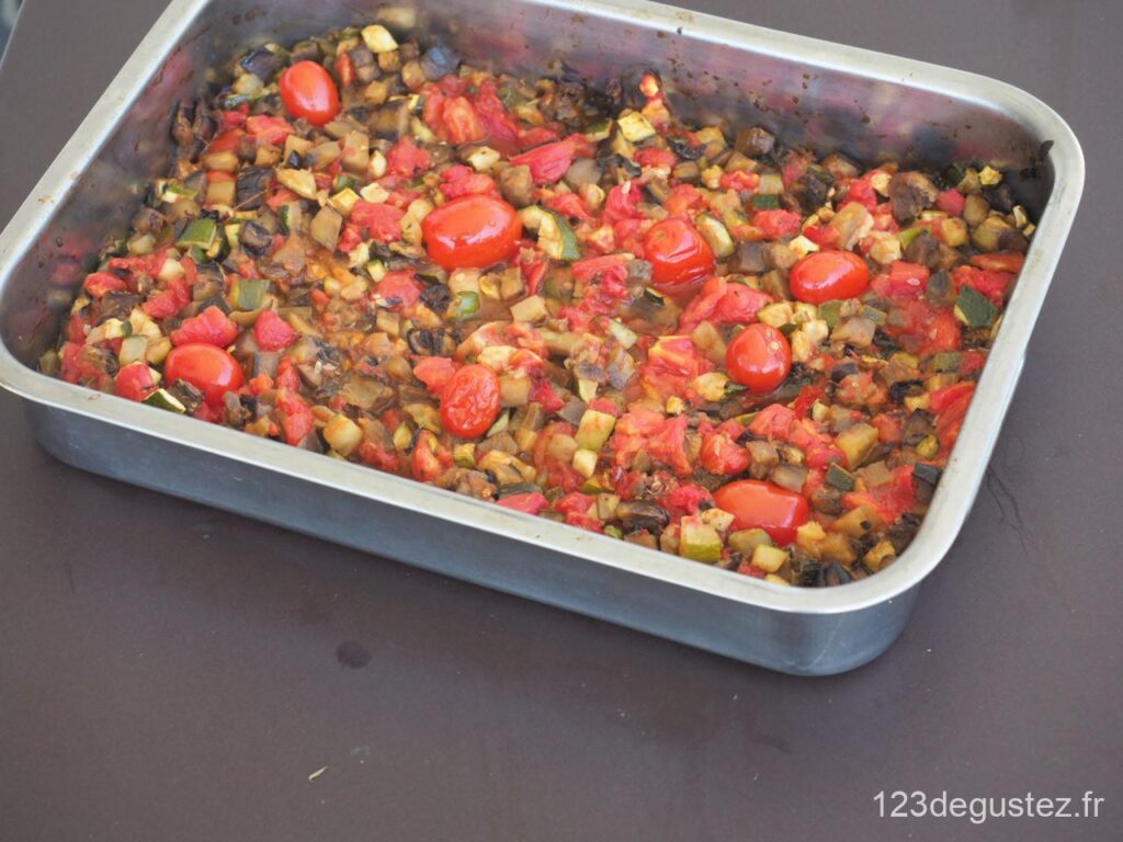 légumes d'été rôtis au four