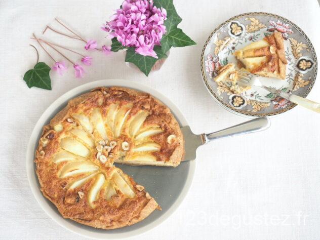 tarte salée noisette poire et bleu