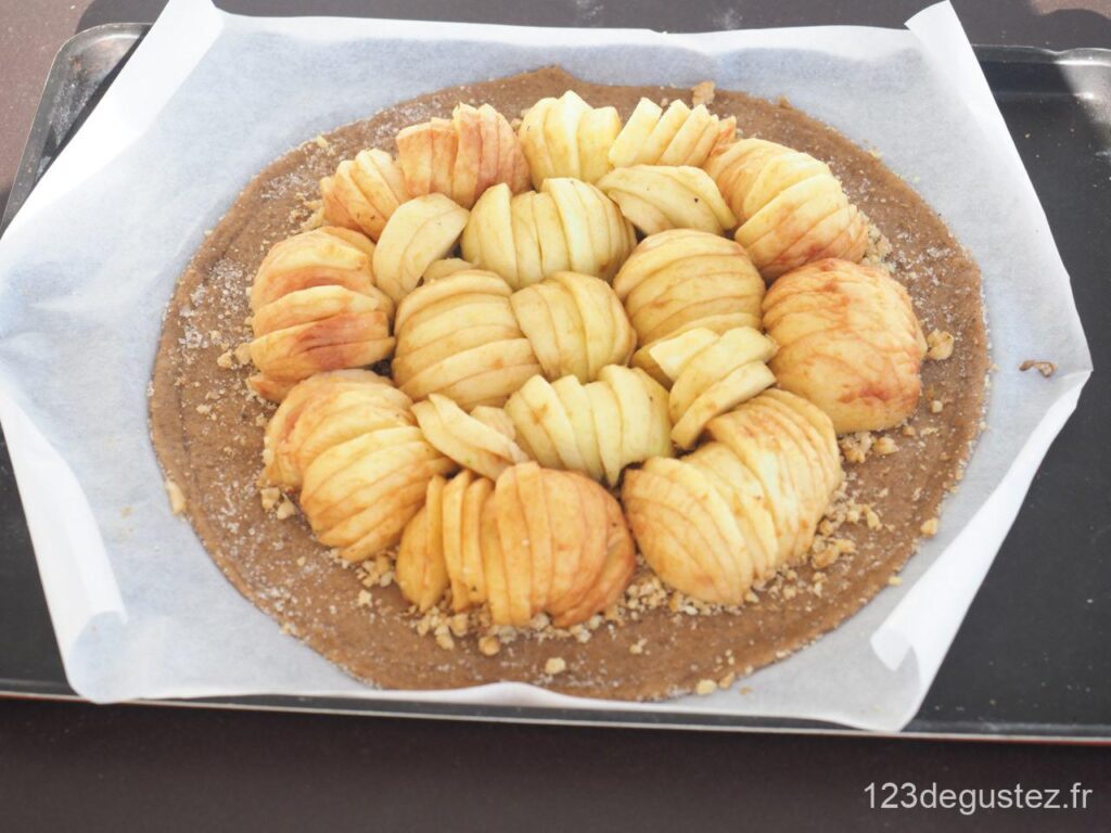 tarte aux pommes épicée