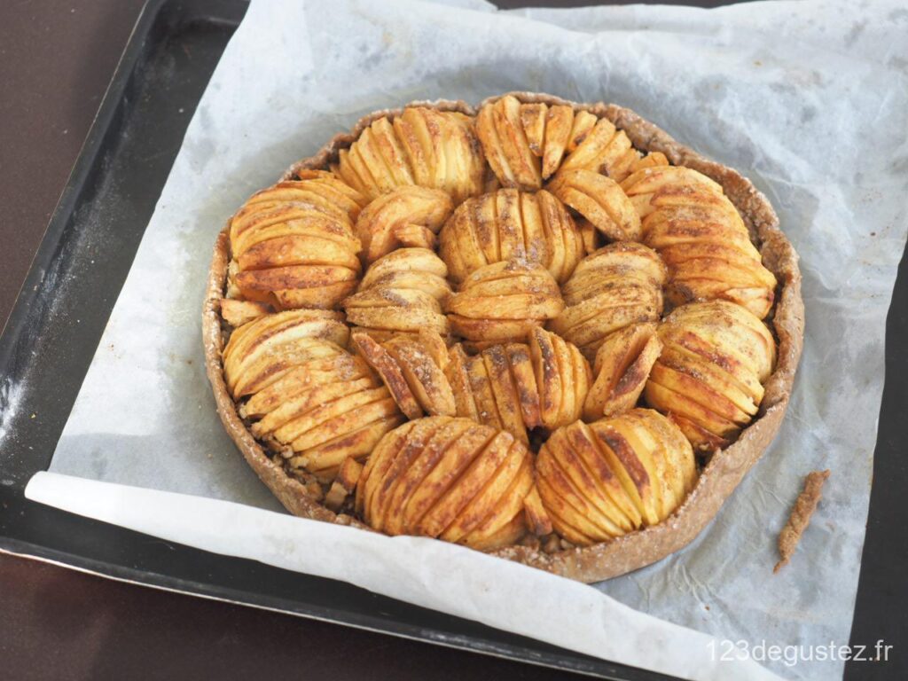 tarte aux pommes epicée